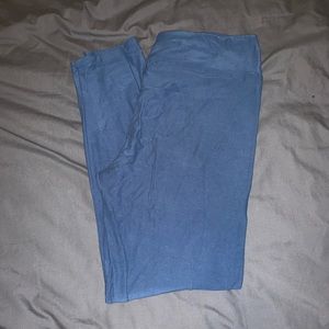 Solid slate blue Lularoe TC leggings
